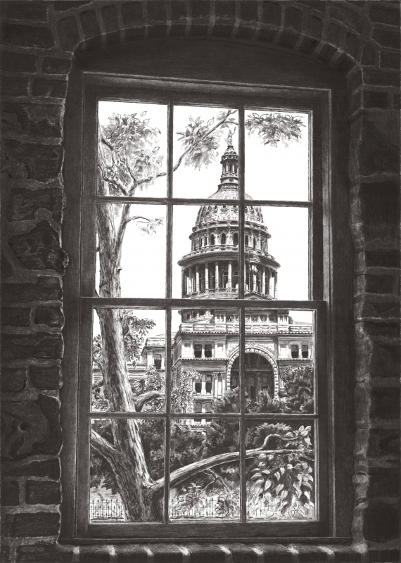 Capitol of Texas by artist Norman Bean
